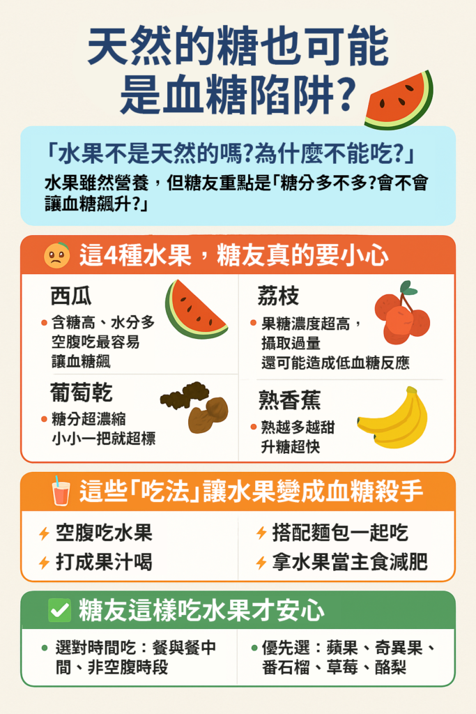 天然的糖也可能是血糖陷阱